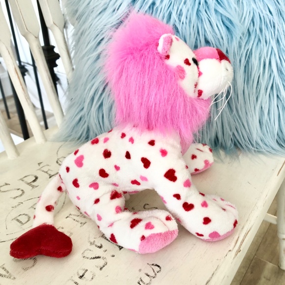 WEBKINZ Love Lion, Ganz, Stuffed Animal, Plush, Toy, Nice Condition, NO CODE - Picture 3 of 15